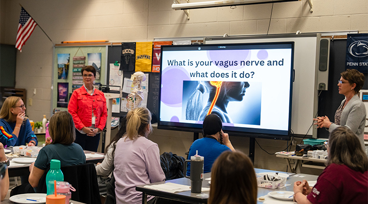LG Electronics LG CreateBoard provides an interactive presentation environment for the School District of Lancaster.
